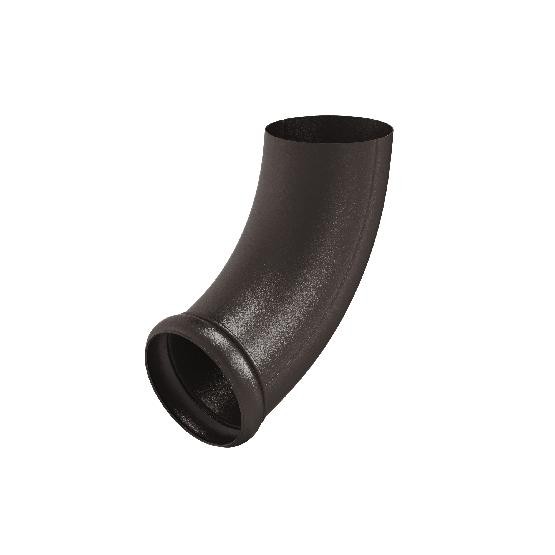 Водосток Aquasistem, Система 125x90 - Отвод трубы декорированный RR 32 Тёмно-коричневый matt купить в Пушкино