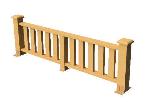 Ограждения декоративное ДПК GRINDERDECO  Эрес песчаник купить в Пушкино