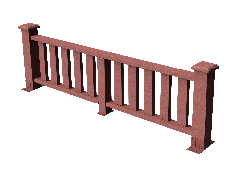 Ограждения декоративное ДПК GRINDERDECO  Эрес мербау купить в Пушкино