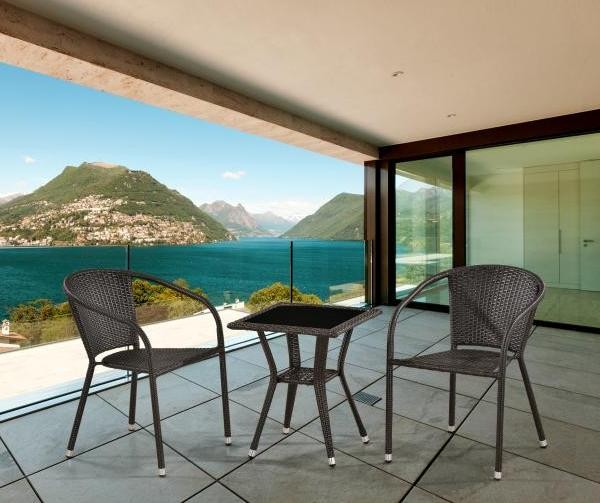 Комплект плетеной мебели AFINA из иск. ротанга T25A/Y137C-W53 Brown 2Pcs купить в Пушкино