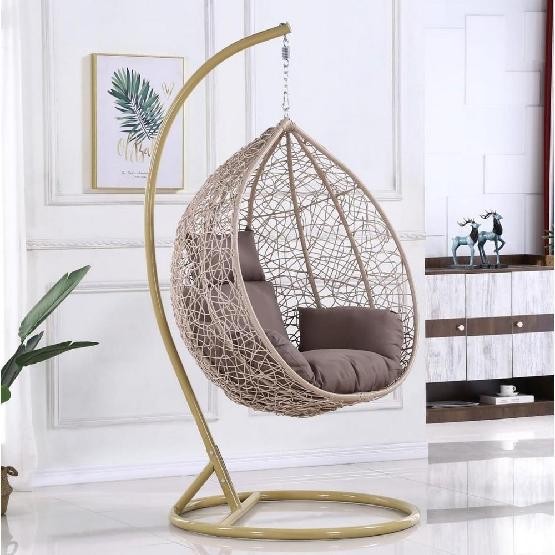 Кресло Подвесное из искусственного ротанга AFM-169A-LB Beige купить в Пушкино