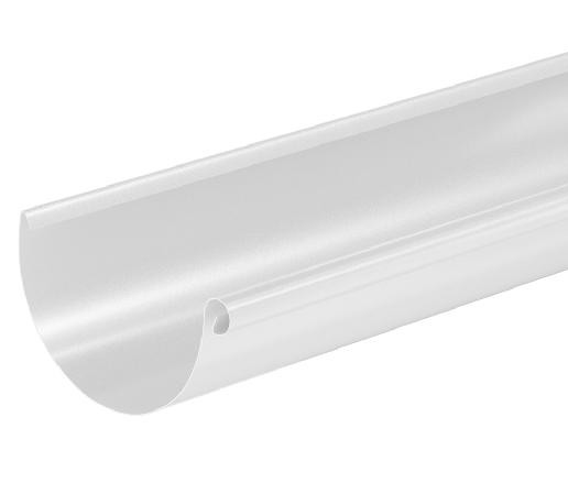 Водосток Aquasistem, система 125x90 - Водосточный желоб 3.00м RR 20 Белый купить в Пушкино