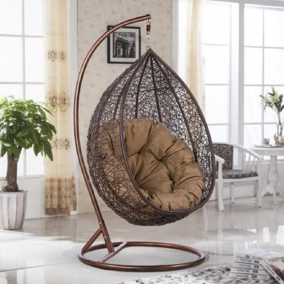 Кресло Подвесное из искусственного ротанга AFM-219A Brown купить в Пушкино