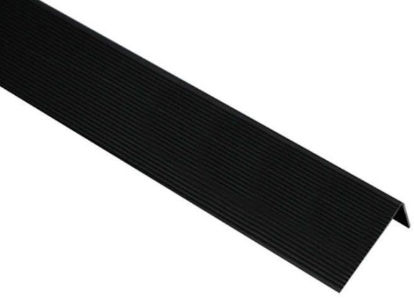 Угол завершающий алюминиевый KRONEX 51,5x30x3000 мм. черный купить в Пушкино