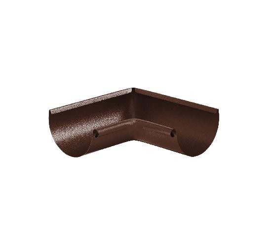 Водосток Aquasistem, Система 125x90 - Угол желоба, внутренний 90° RAL 8017 Коричневый matt купить в Пушкино