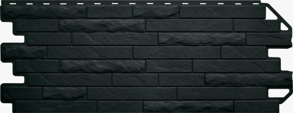 Фасадная панель Цокольный сайдинг Альта-профиль Кирпич-Антик ЭКО Графит купить в Пушкино