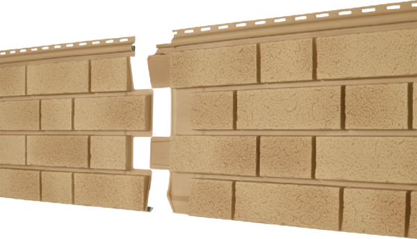 Фасадная панель Ю-пласт Стоун Хаус S-Lock Клинкер Балтик светлая медь купить в Пушкино