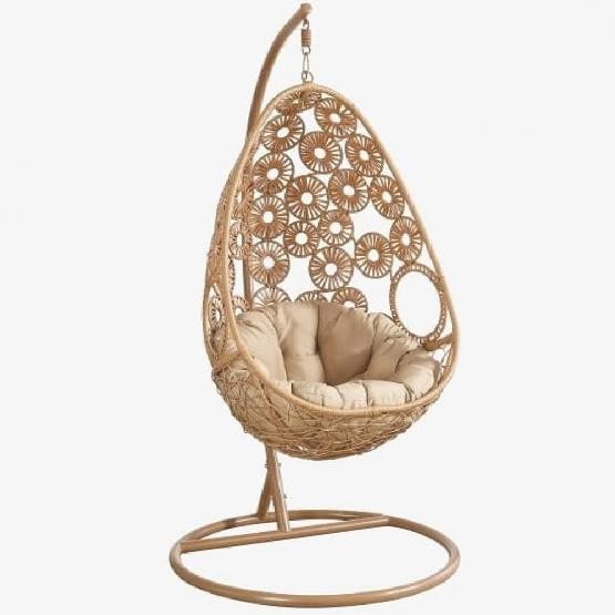 Кресло Подвесное из искусственного ротанга AFM-209A Beige купить в Пушкино