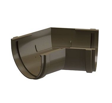 Угол желоба 135˚ Docke Premium ПВХ - Каштан купить в Пушкино