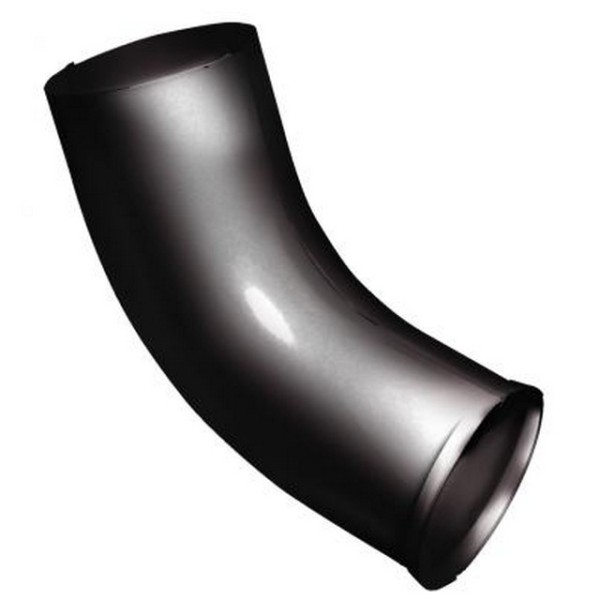 Водосток Grand Line 125x90 – Колено сливное RAL 9005 купить в Пушкино