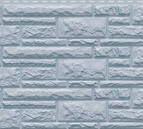 Фасадные панели «Доломит», Серо-голубой купить в Пушкино