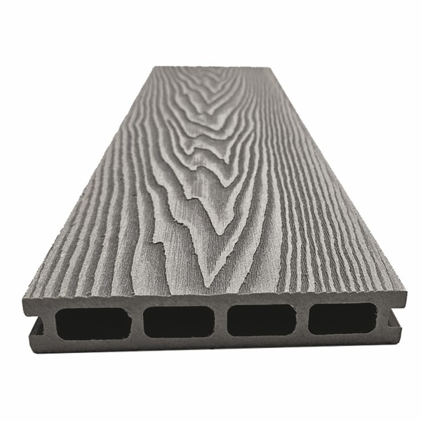 Террасная доская ДПК NanoWood Double 3D Серый купить в Пушкино