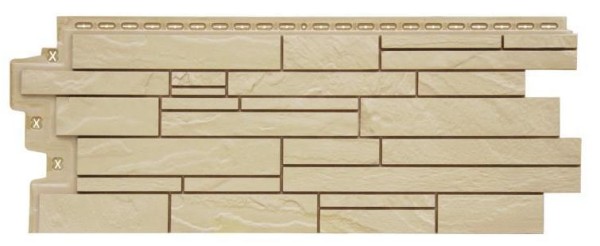 Фасадная панель Grand Line Скала Стандарт бежевый купить в Пушкино