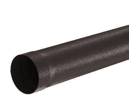 Водосток Aquasistem, Система 125x90 - Труба водосточная 3.00м RR 32 Тёмно-коричневый matt купить в Пушкино