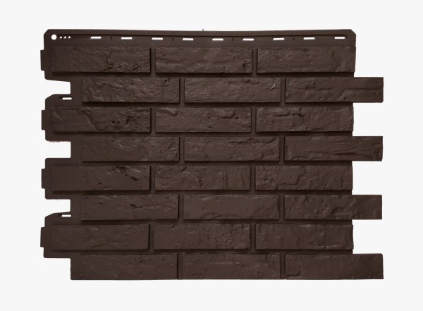 Фасадная панель Альта-Профиль Кирпич Рижский ЭКО Коричневый купить в Пушкино