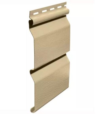 Виниловый сайдинг fineber - "стандарт", бежевый