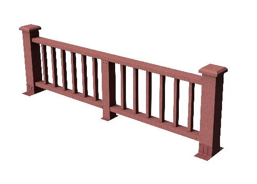 Ограждения декоративное ДПК GRINDERDECO Троя мербау купить в Пушкино