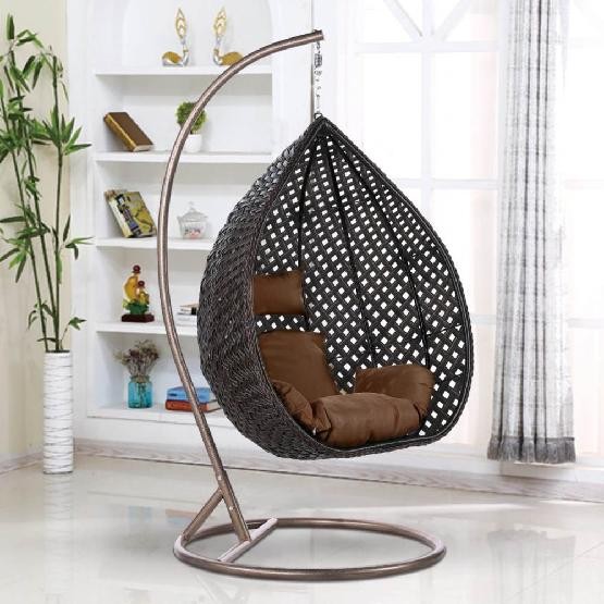 Кресло Подвесное из искусственного ротанга AFM-250B-L Brown купить в Пушкино