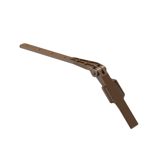 Крепление регулируемое для кронштейна желоба Docke Premium ПВХ - Каштан купить в Пушкино