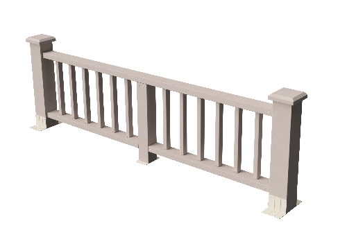 Ограждения декоративное ДПК GRINDERDECO Троя выбеленный дуб купить в Пушкино