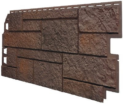 Фасадная панель VOX Sandstone (Сандстоун) темно коричневый