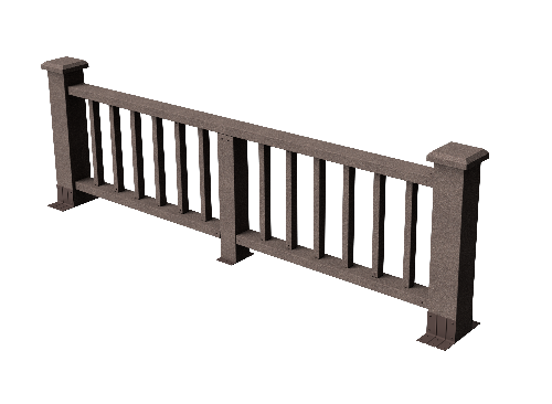 Ограждения декоративное ДПК GRINDERDECO Троя венге купить в Пушкино