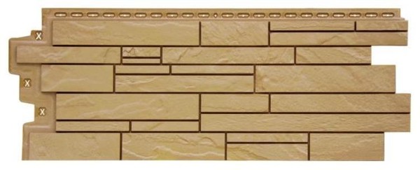 Фасадная панель Grand Line Скала Стандарт песочная купить в Пушкино