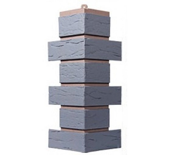 Угол T-Сайдинг-Кирпич Саман Серый купить в Пушкино