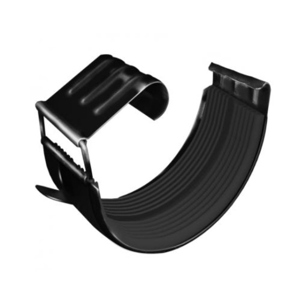 Водосток Grand Line 125x90 – Соединитель желоба RAL 9005 купить в Пушкино