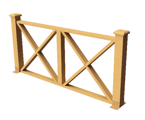 Ограждения декоративное ДПК GRINDERDECO Тауэр песчаник купить в Пушкино