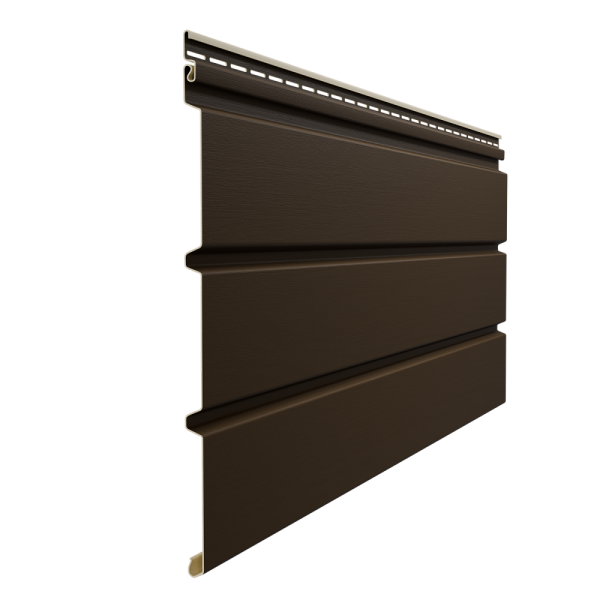Софит Элит без перфорации Коричневый (темный дуб) купить в Пушкино