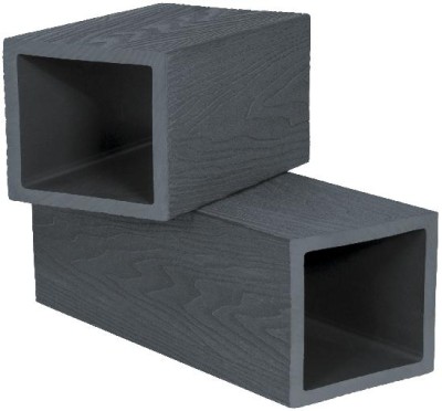 Столб опорный Polivan SINGARAJA 3D фактура дерева, чёрный