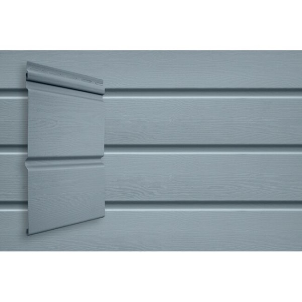 Виниловый сайдинг Grand Line Double-Брус Голубой купить в Пушкино