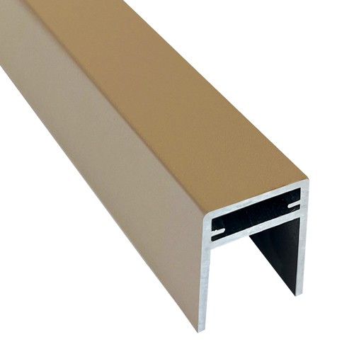 П-профиль Алюминиевый EasyDecking 35x25 Дуб купить в Пушкино