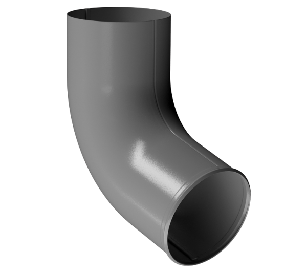 Отвод трубы D90 Döcke STAL PREMIUM Графит, (RAL 7024) купить в Пушкино