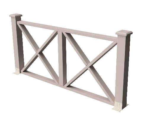 Ограждения декоративное ДПК GRINDERDECO Тауэр выбеленый дуб купить в Пушкино