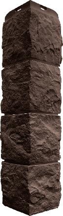 Угол наружный Альта-Профиль Туф ЭКО Коричневый купить в Пушкино