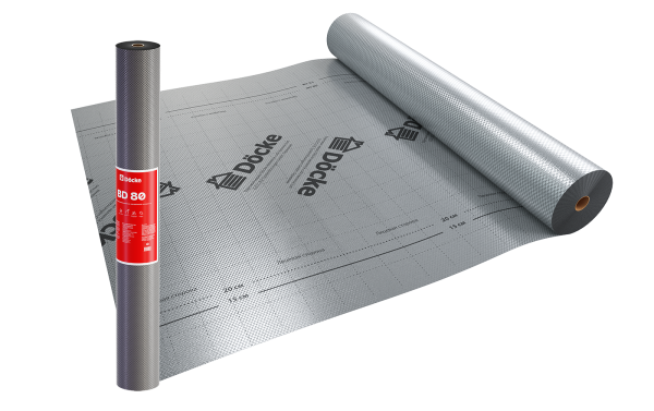 Пароизоляционная пленка Docke, BD 80 (повышенной прочности) купить в Пушкино