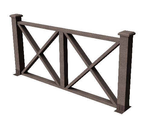 Ограждения декоративное ДПК GRINDERDECO Тауэр венге купить в Пушкино