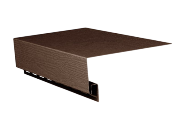 Планка приоконная широкая для Фасадных Панелей Темный Дуб купить в Пушкино