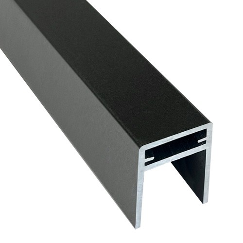 П-профиль Алюминиевый EasyDecking 35x25 Черное дерево купить в Пушкино
