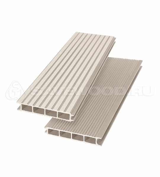 Террасная доска из ДПК SW Ulmus «SaveWood» бежевый купить в Пушкино