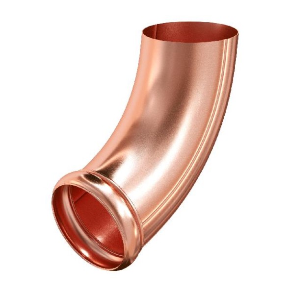 Водосток Aquasistem, система 150/100 - Отвод трубы декоративный медный купить в Пушкино