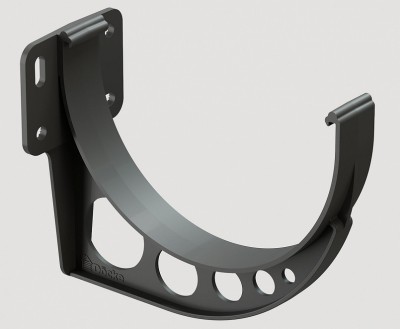 Кронштейн желоба ПВХ Docke STANDART серый