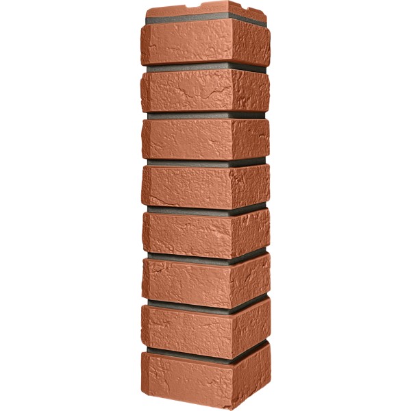 Угол наружный ДАЧНЫЙ Серия Баварский кирпич Терракотовый купить в Пушкино