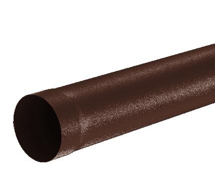 Водосток Aquasistem, Система 150/100 - Труба водосточная 1.00м RAL 8017 Коричневый matt купить в Пушкино