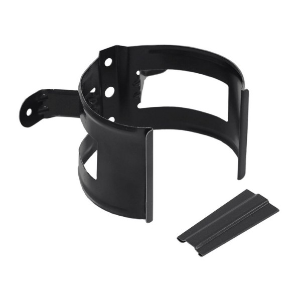 Водосток Grand Line 125x90 – Хомут трубы (на дерево) RAL 9005 купить в Пушкино