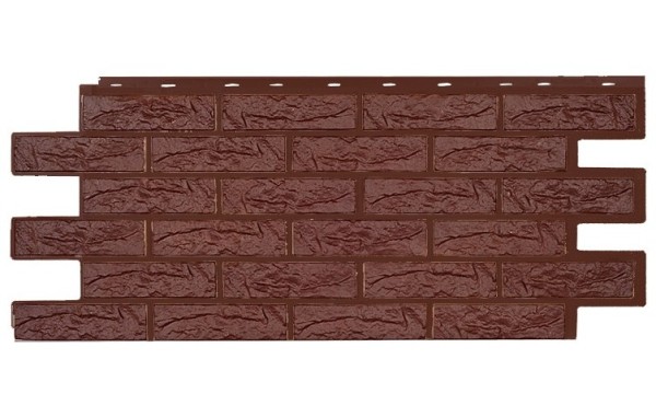 Фасадная панель T-Siding Лондон Брик Эко Браун купить в Пушкино