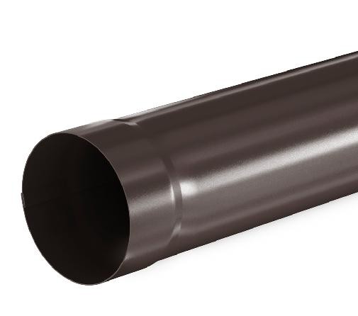 Водосток Aquasistem, система 150/100 - Труба водосточная 3.00м RR 32 Тёмно Коричневый купить в Пушкино
