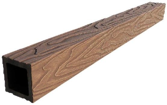 Балясина ДПК 3D GardenParkett фактура дерева Светло-коричневый купить в Пушкино